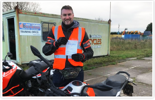 Well done to Michael passed Mod2 today enjoy the Harley, 4th Jan 2022